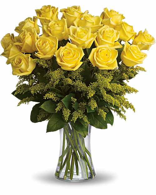 Yellow | Roses | Rosy Glow Bouquet | Same Day Flower Delivery by Teleflora