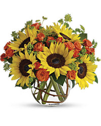 Yellow | Sunny Sunflowers Bouquet | Same Day Flower Delivery by Teleflora